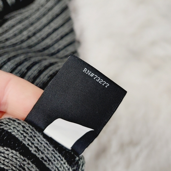 Rock & Republic Black Gray Sleeveless Sweater Dress 2569 NWT - Picture 9 of 10